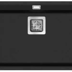 Azonnali szállítás Konyhai mosogató, Aquasanita Delicia 740 black metallic