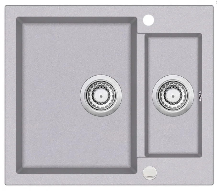 Konyhai mosogató, Aquasanita Tesa 580.1E alumetallic Olcsóbb