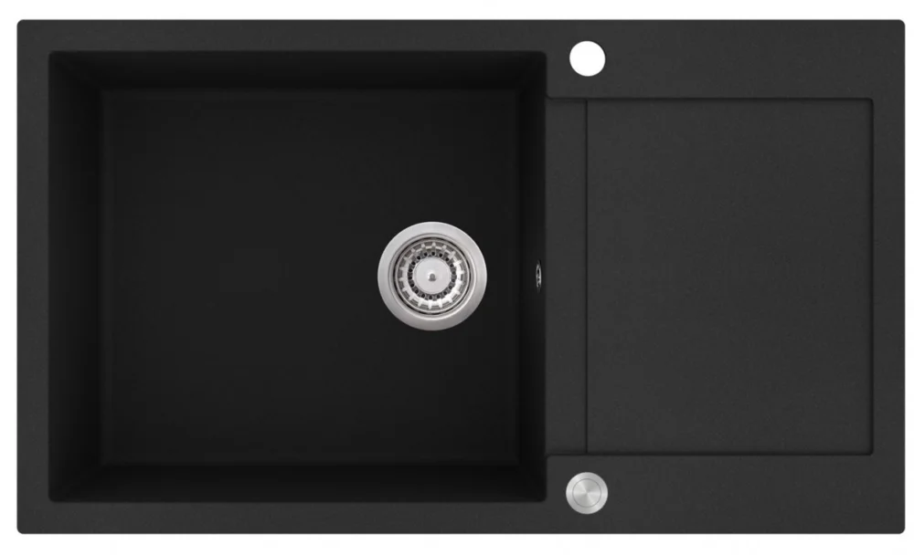 Exkluzív ajánlat Konyhai mosogató, Aquasanita Tesa 860.0E black metallic
