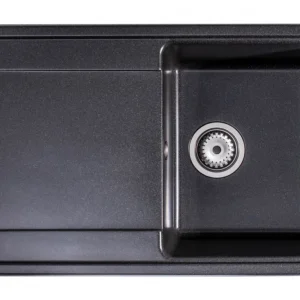 Konyhai mosogató, Granisil Cortes 755.0 Black metallic Biztonságos vásárlás