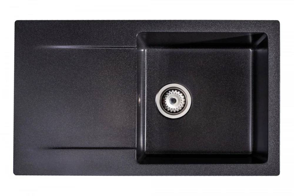 Konyhai mosogató, Granisil Fabero 770.0 Black metallic Akció