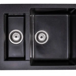 Konyhai mosogató, Granisil Fabero 605.2 Black metallic Akció