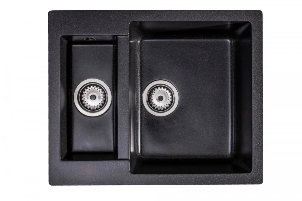 Konyhai mosogató, Granisil Fabero 605.2 Black metallic Akció