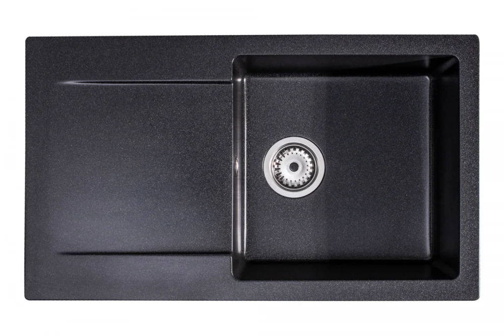Konyhai mosogató, Granisil Proba 765.0 Black metallic Azonnali szállítás