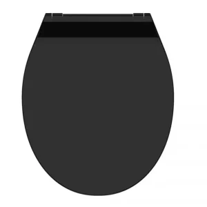 Szezonális akció Schütte WC ülőke SLIM BLACK Duroplast, Soft Close