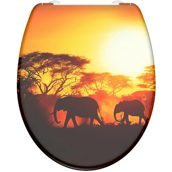 Árengedmény Schütte WC ülőke AFRICA Duroplast, Soft Close