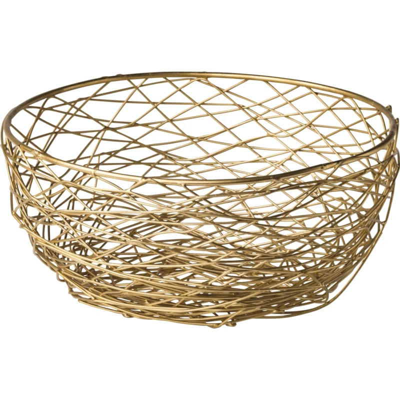 Ajánlat Fém drótkosár, Style Point, 26,5 cm, arany