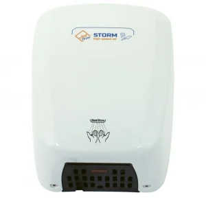 Forrólevegős kézszárító, Jet Dryer STORM, fehér ABS műanyag Vedd meg online