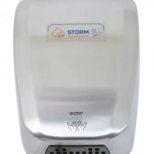 Gyors kiszállítás Forrólevegős kézszárító, Jet Dryer STORM, matt rozsdamentes acél