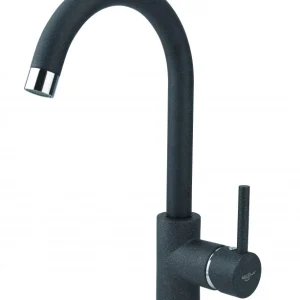 Mosogató csaptelep, Aquasanita Helika Sabia 5523 Black metallic Ne maradj le