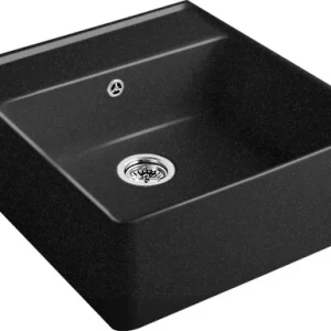Újdonság Villeroy & Boch Single 595, magasfényű fekete / Chromite glossy