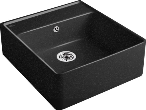 Újdonság Villeroy & Boch Single 595, magasfényű fekete / Chromite glossy