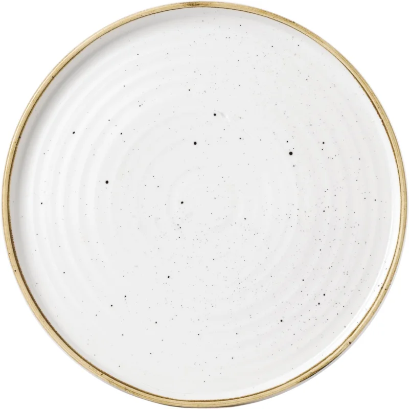 CHURCHILL Stonecast Barley White lapos tányér, emelt perem, ø 275 mm Csak ma