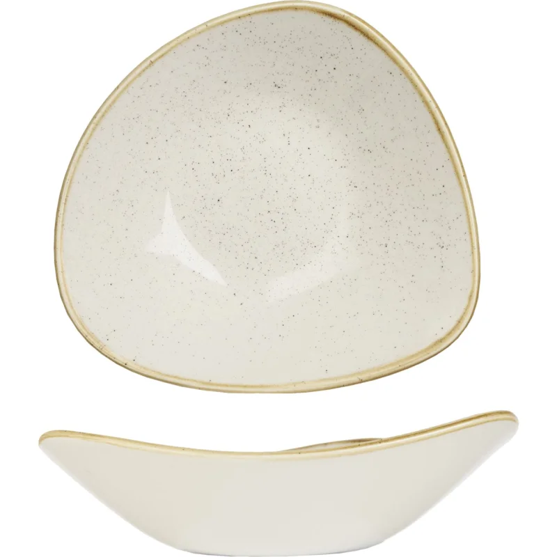 CHURCHILL Stonecast Barley White mély tányér, háromszög, ø 185 mm Ajánlat
