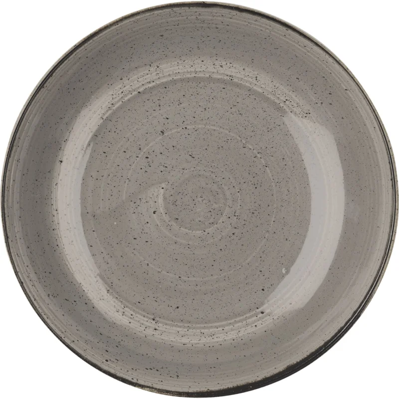Újdonság CHURCHILL Stonecast Peppercorn Grey mély tányér, coup, ø 310 mm