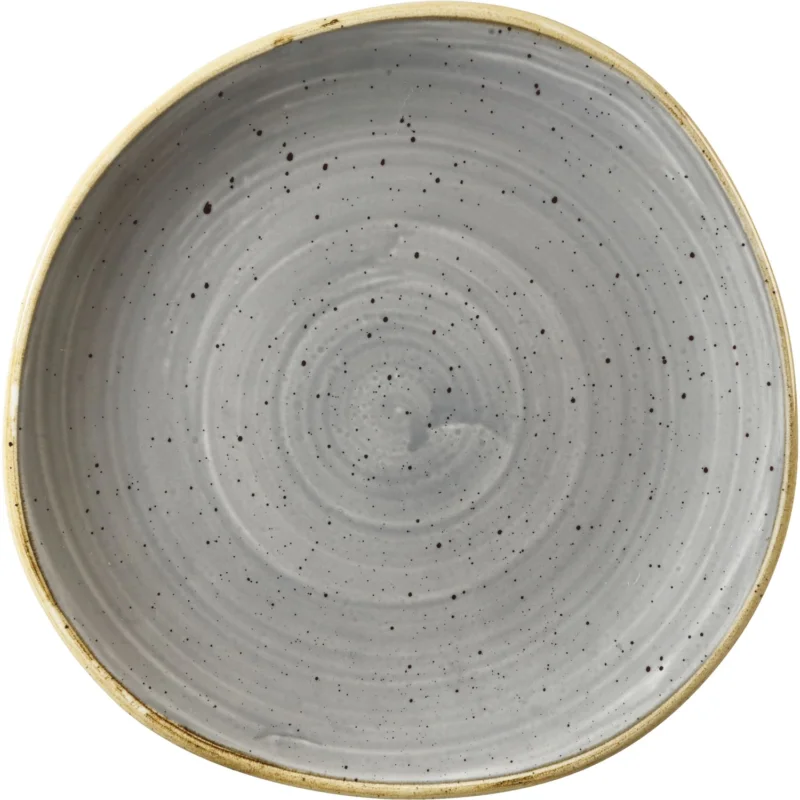 CHURCHILL Stonecast Peppercorn Grey lapos tányér, organikus, átm. 210 mm Árengedmény