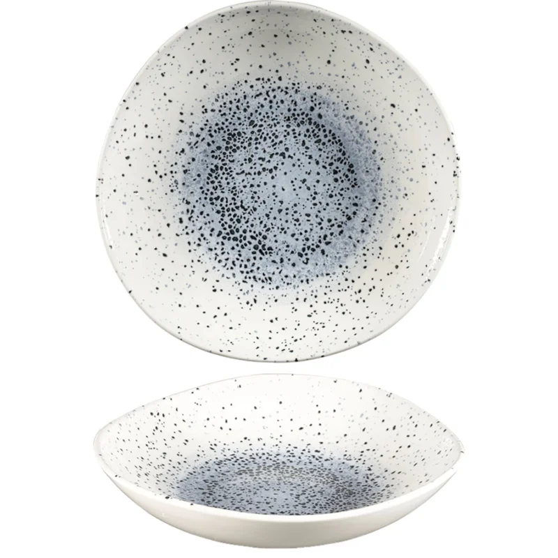 Csak ma CHURCHILL Mineral Blue mélytányér, organikus, ø 253 mm