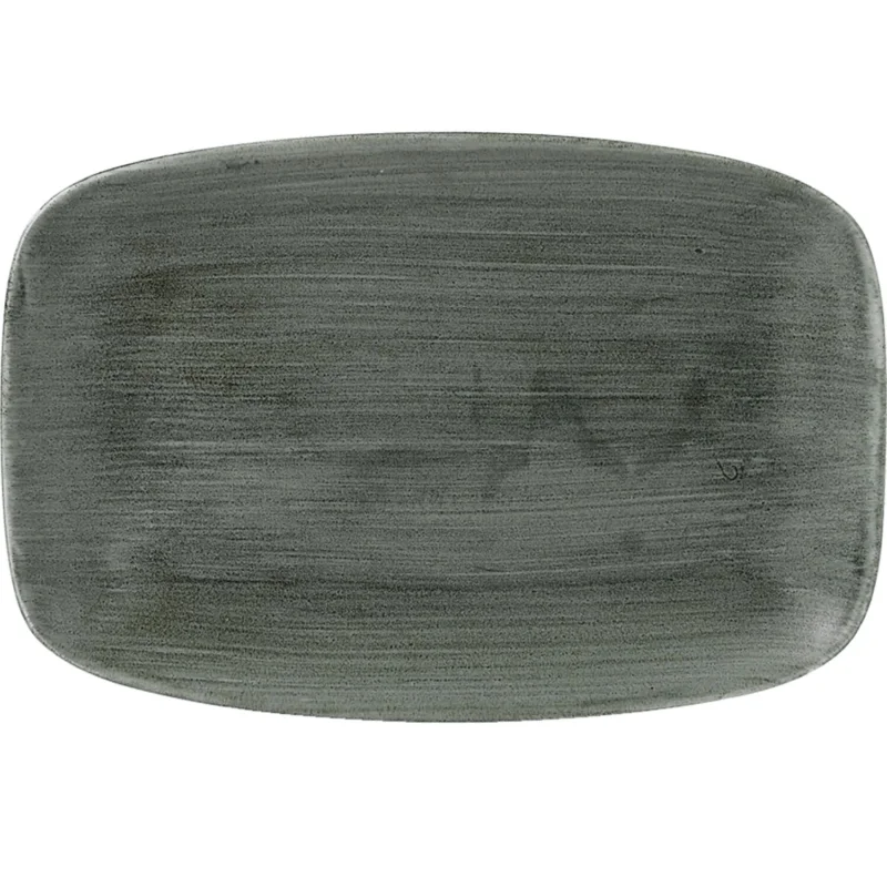 CHURCHILL Stonecast Burnished Green lapos tányér, téglalap alakú, hossza 300 mm Vedd meg most