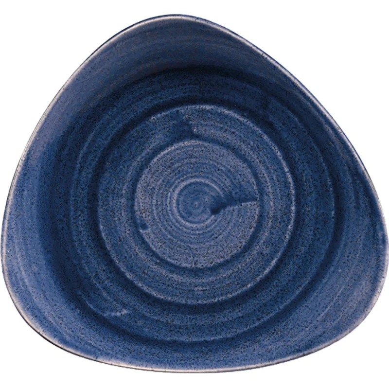 Legkelendőbb CHURCHILL Stonecast Kobaltkék lapos tányér, háromszög, ø 229 mm
