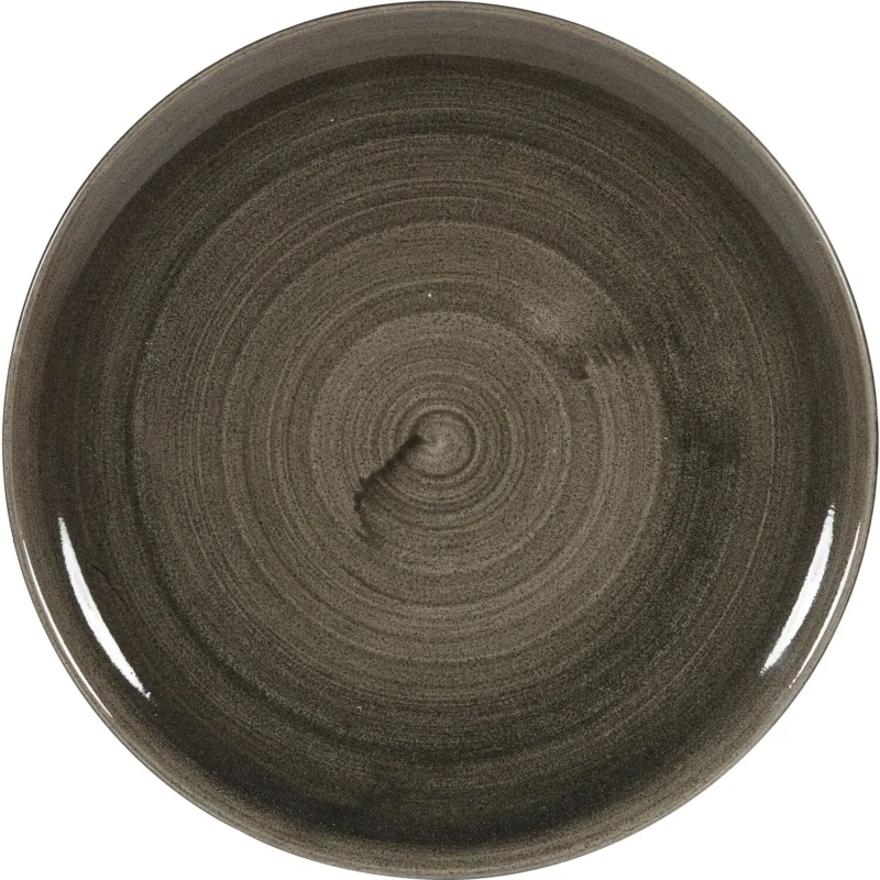 CHURCHILL Stonecast Iron Black lapos tányér, coup, ø 324 mm Csak ma