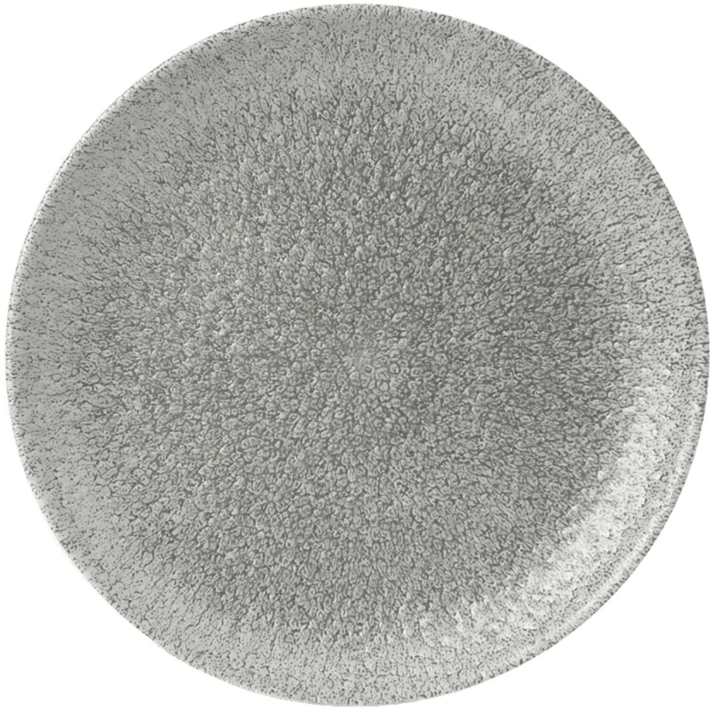 CHURCHILL Raku Jasper Grey lapos tányér, coupe, ø 217 mm Gyors kiszállítás