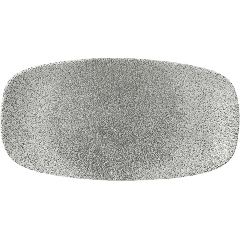 CHURCHILL Raku Jasper Grey lapos tányér, téglalap alakú, hossza 298 mm Olcsó