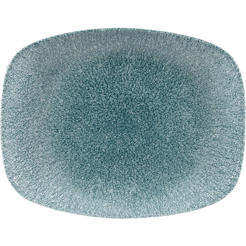 CHURCHILL Raku Jade green lapos tányér, téglalap alakú, hossza 261 mm Utolsó esély