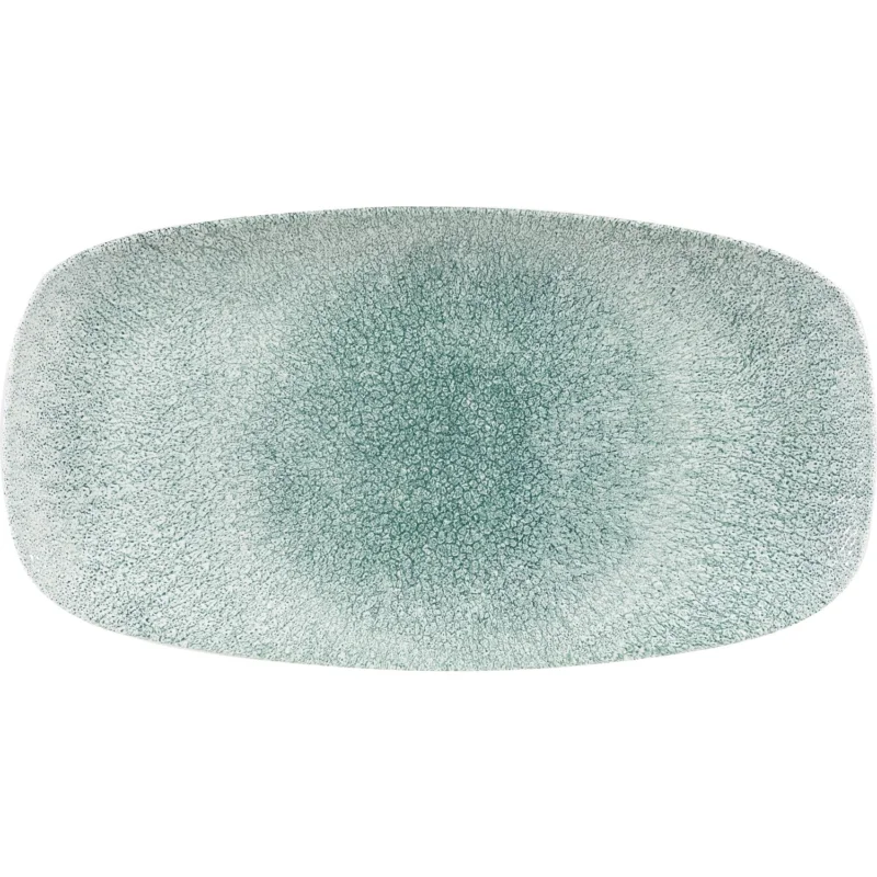 Vedd meg most CHURCHILL Raku Jade green lapos tányér, téglalap alakú, hossza 355 mm