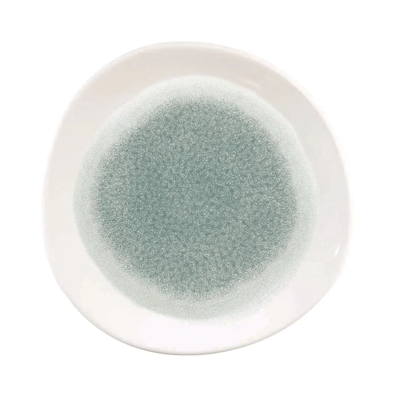 CHURCHILL Raku Topaz Blue lapos tányér, organikus, ø 186 mm Exkluzív ajánlat