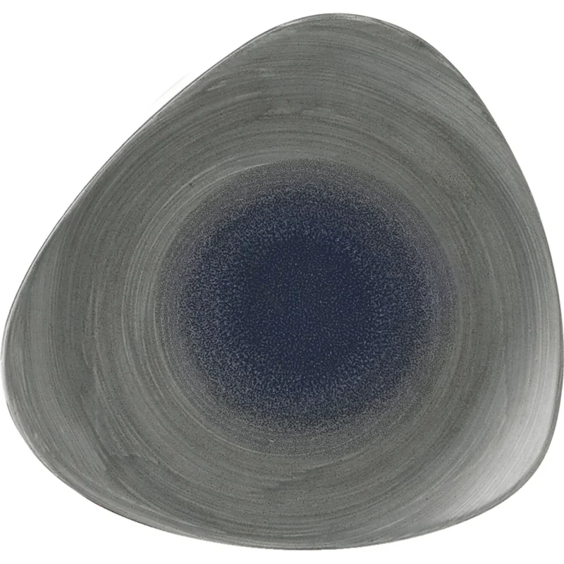 Alacsony ár CHURCHILL Stonecast Aqueous Fjord lapos tányér, háromszög, ø 311 mm