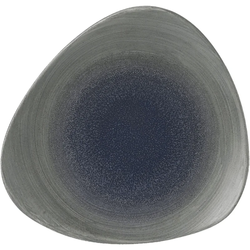 CHURCHILL Stonecast Aqueous Fjord lapos tányér, háromszög, átmérő 192 mm Szuper akció