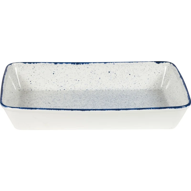 CHURCHILL Stonecast Hints Buffet Indigo Blue büfé tál, hossza 380 mm Azonnali szállítás