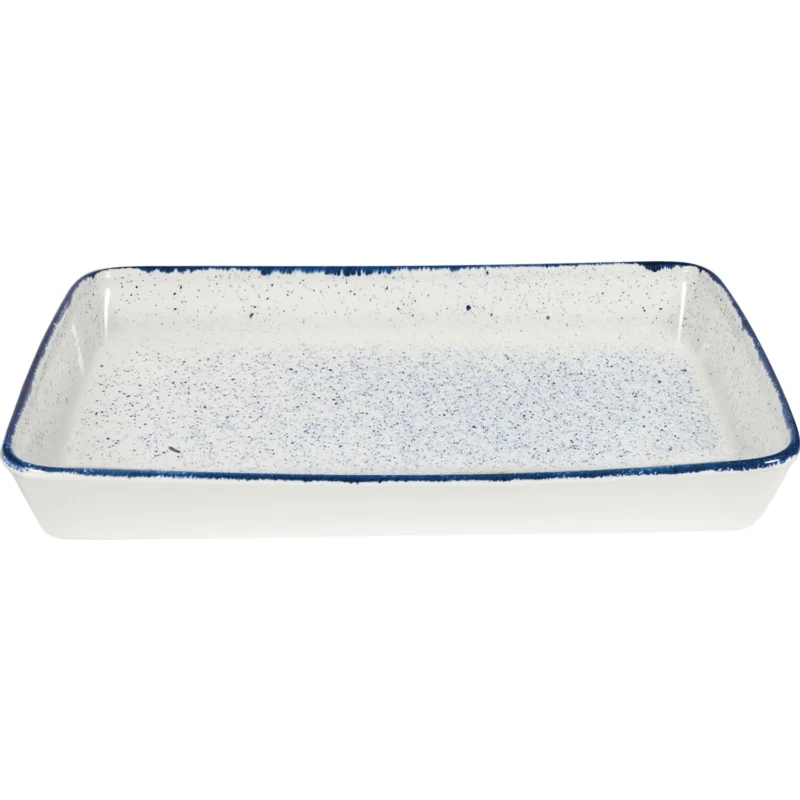 Legjobb ár CHURCHILL Stonecast Hints Buffet Indigo Blue tál, hossza 530 mm