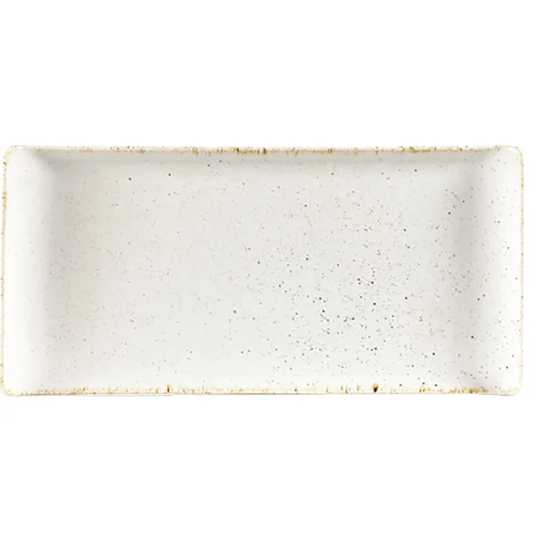 Prémium CHURCHILL Stonecast Hints Buffet Barley White Tál, Hossz 300 mm
