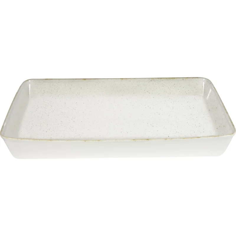 Expressz szállítás CHURCHILL Stonecast Hints Buffet Barley White Tál, hossza 530 mm
