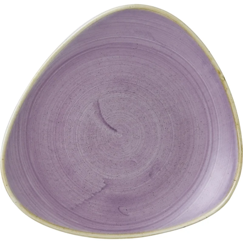 Kihagyhatatlan ajánlat CHURCHILL Stonecast Lavender lapos tányér, háromszög, átmérő 229 mm