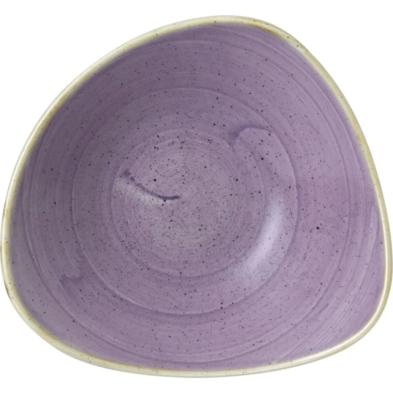 CHURCHILL Stonecast Lavender mély tányér, háromszög, ø 235 mm Gyors kiszállítás
