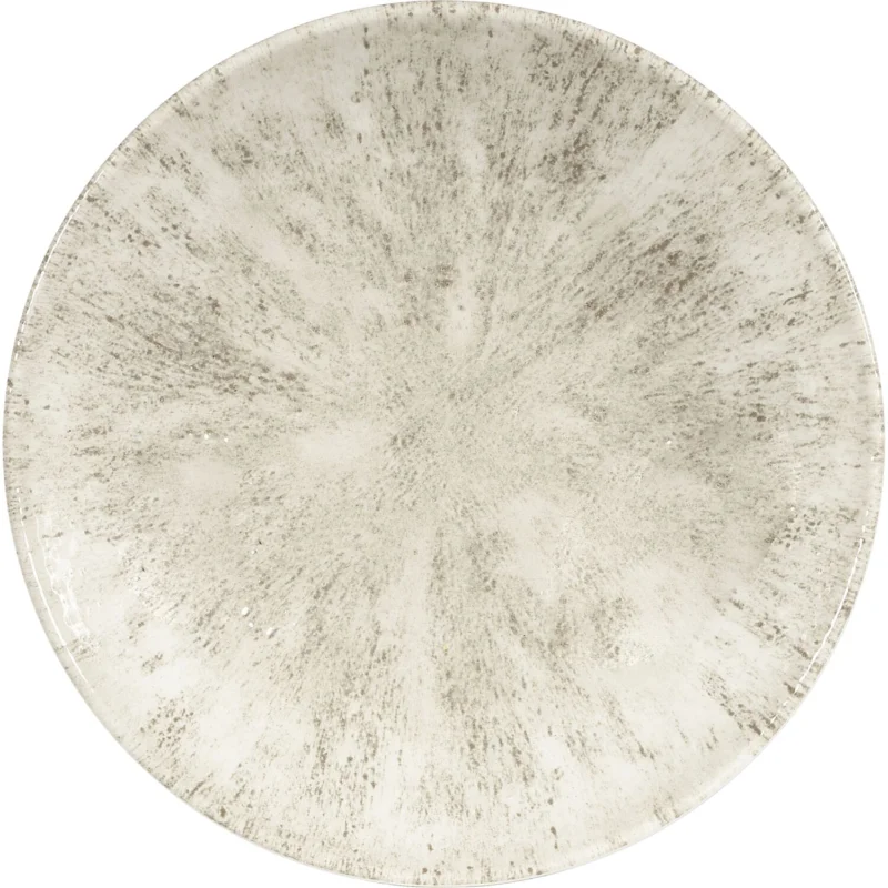 Szuper ajánlat CHURCHILL Stone Agate grey lapos tányér, coup, ø 165 mm