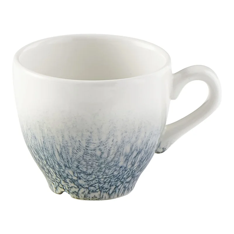 Vedd meg online A CHURCHILL Raku Topaz Blue Espresso csésze, űrtartalom 0,10 liter, magasság 55 mm.
