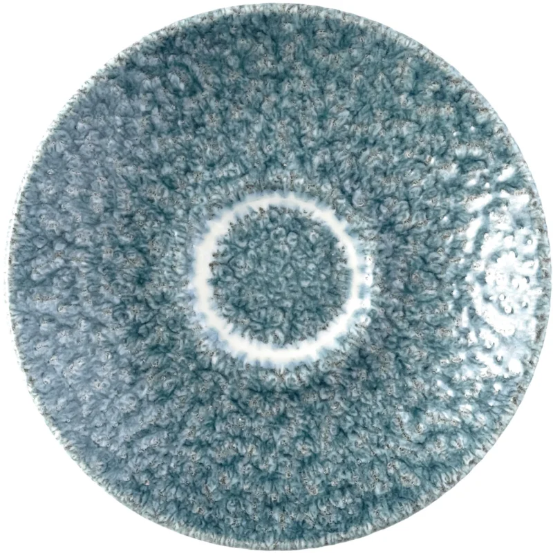 CHURCHILL Raku Topaz Blue Espresso-alátét, ø 118 mm Korlátozott ajánlat