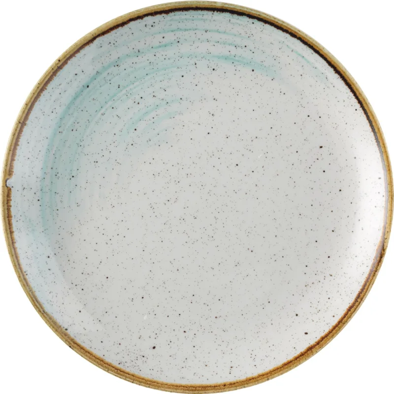 Gyors kiszállítás CHURCHILL Stonecast Accents Duck Egg Blue lapos tányér, coup, ø 217 mm