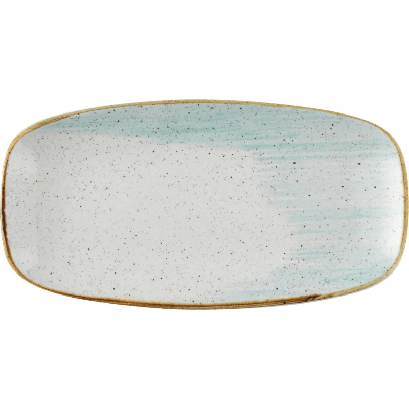 CHURCHILL Stonecast Accents Duck Egg Blue lapos tányér, hossza 298 mm Csak ma