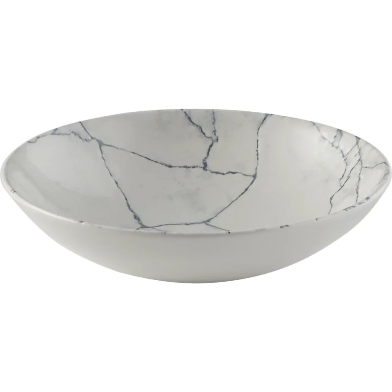 Prémium CHURCHILL Kintsugi Pearl Grey mély tányér, coup, ø 182 mm
