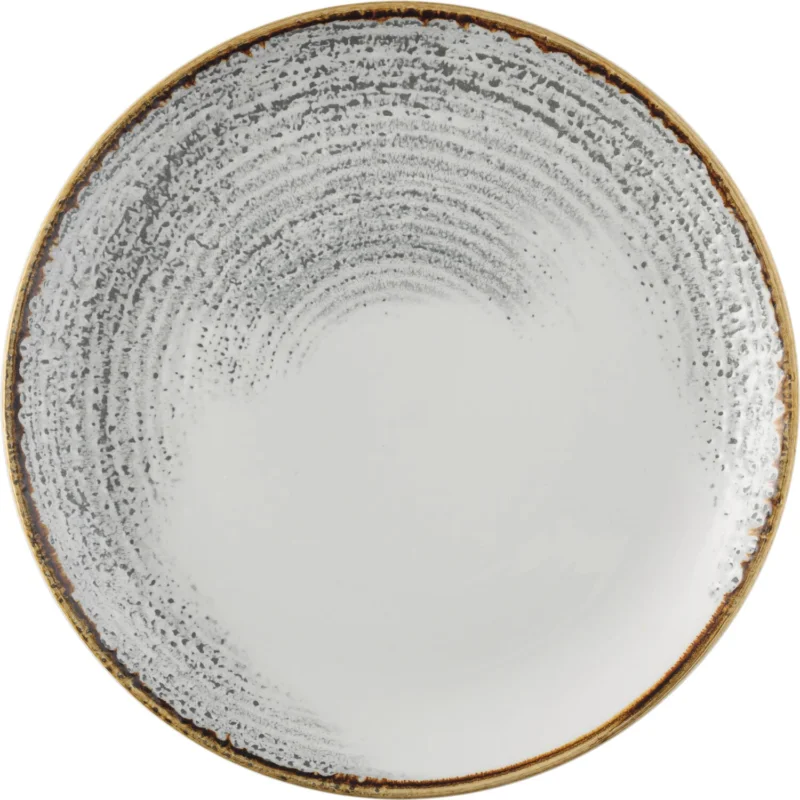 Népszerű CHURCHILL Homespun Accents Jasper Grey lapos tányér, coup, ø 288 mm