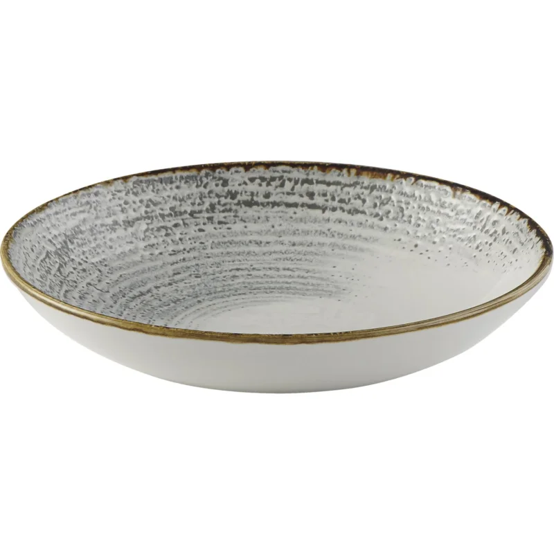 CHURCHILL Homespun Accents Jasper Grey mély tányér, coup, ø 248 mm Azonnal elérhető