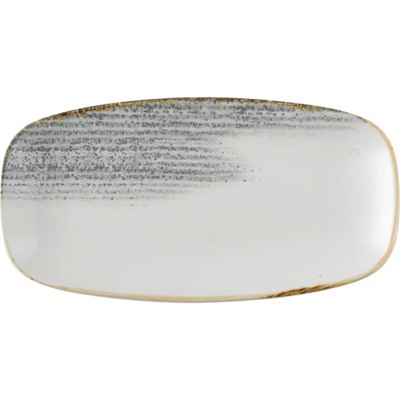 Vedd meg online CHURCHILL Homespun Accents Jasper Grey lapos tányér, hossza 355 mm