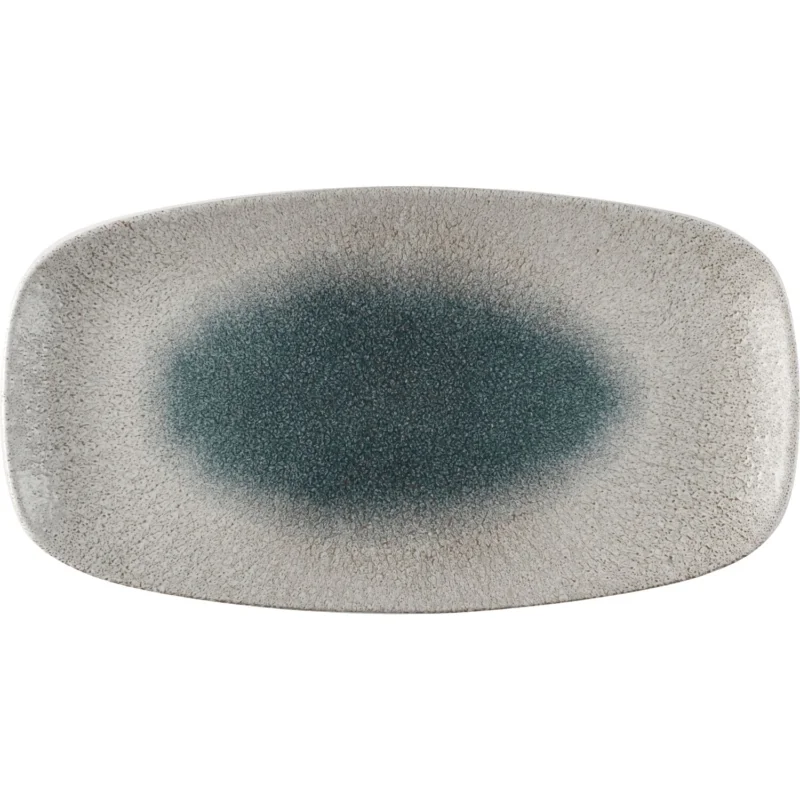 Expressz kézbesítés CHURCHILL Raku Agate Topaz lapos tányér, hossza 355 mm