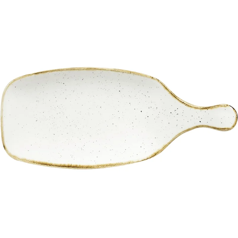 Rendeld meg most CHURCHILL Stonecast Barley White lapos tányér, fogantyúval, hossza 284 mm