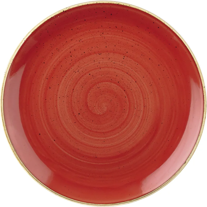 Akció CHURCHILL Stonecast Berry Red lapos tányér, coup, ø 324 mm