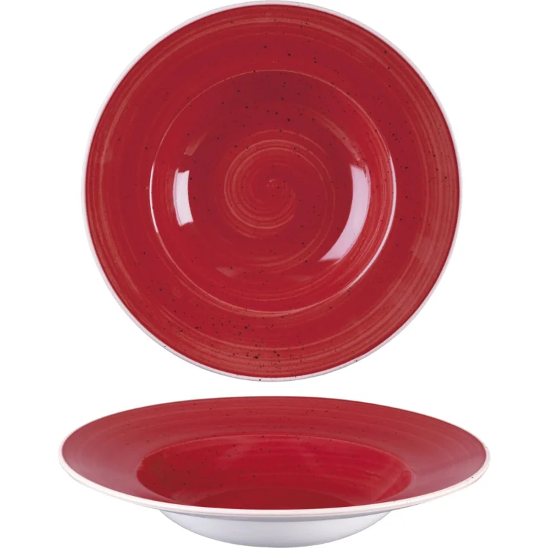 CHURCHILL Stonecast Berry Red Mély tányér, ø 280 mm Azonnal elérhető